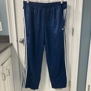 Adidas Mesh Lined Athletic Track Pants Climaproof Size 2XL